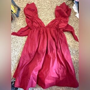 Day+Moon red gameday dress size M NWT